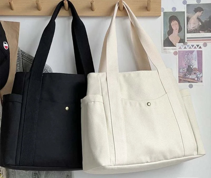 Heicobazaar™ Large Capacity Canvas Tote Bags