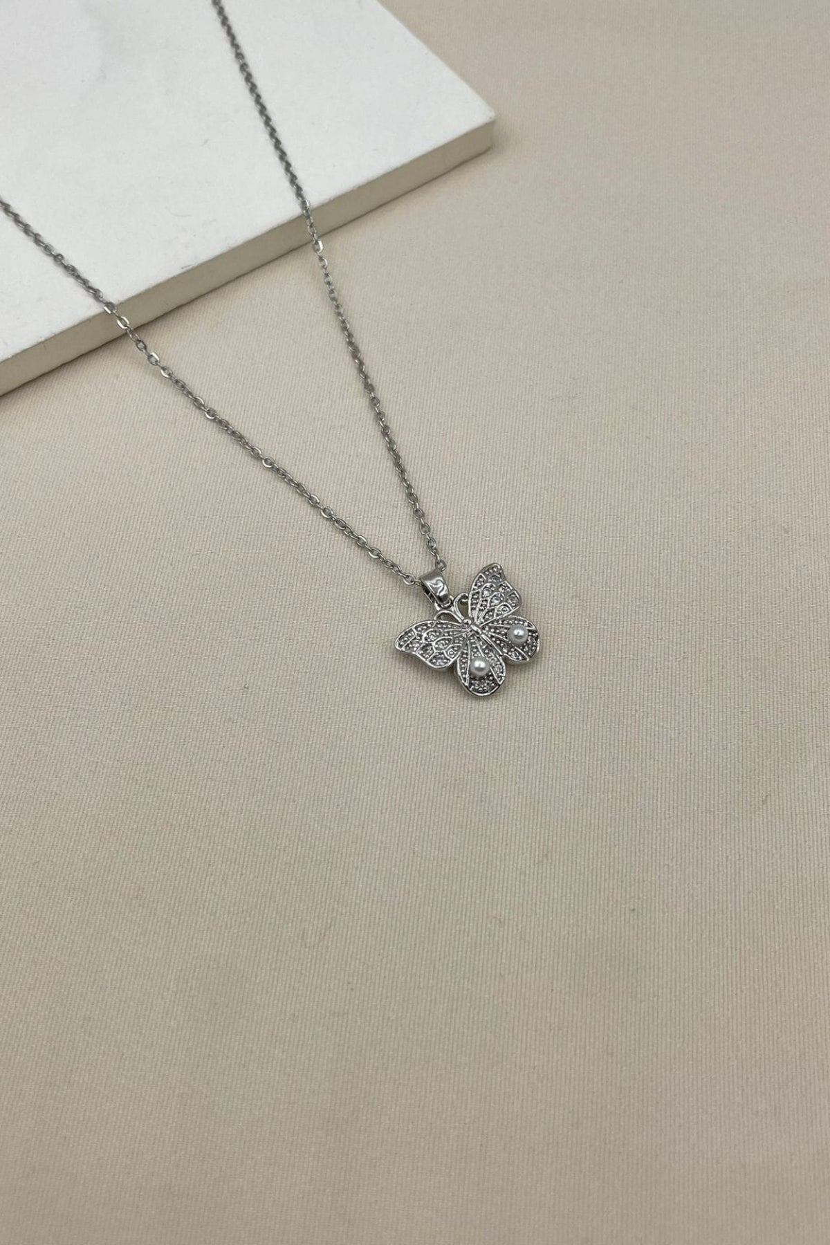 Butterfly Motif Necklace