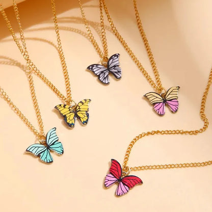 Heicobazaar™ 5 Pcs Fashion Boho Colorful Butterfly Necklaces