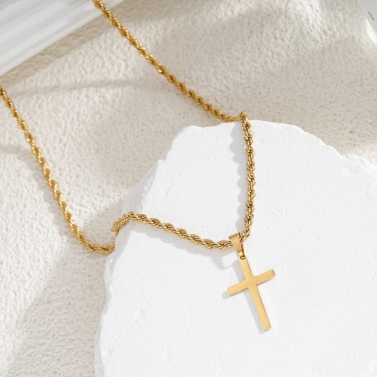Heicobazaar™ Steel Cross Pendant Necklace