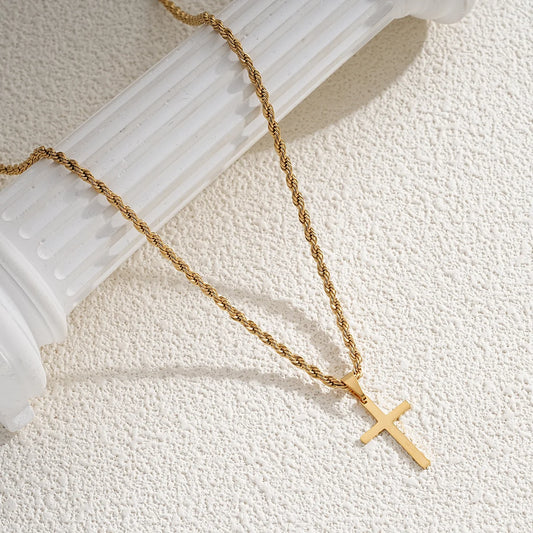 Heicobazaar™ Steel Cross Pendant Necklace