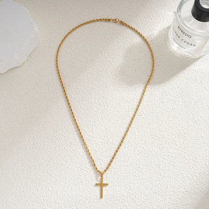 Heicobazaar™ Steel Cross Pendant Necklace