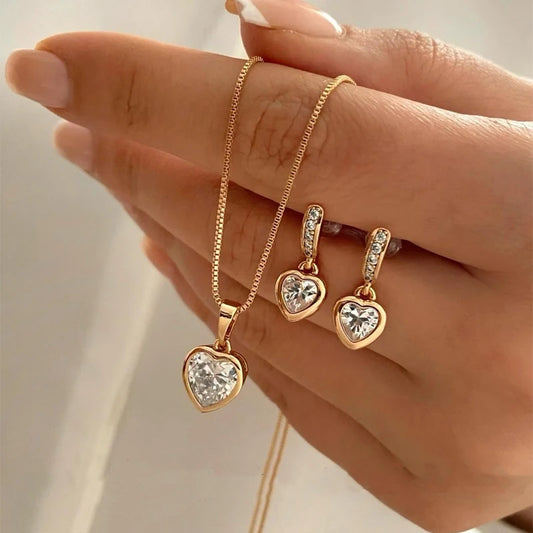Heicobazaar™ 3 Pcs Heart Pendant Jewelry