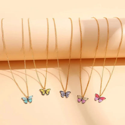 Heicobazaar™ 5 Pcs Fashion Boho Colorful Butterfly Necklaces