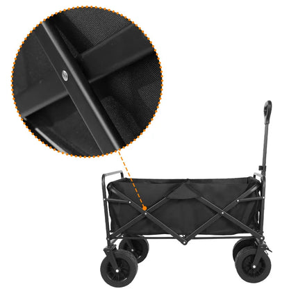 Heicobazaar™ Folding Utility Beach Cart Wagon Heavy Duty Large Capacity