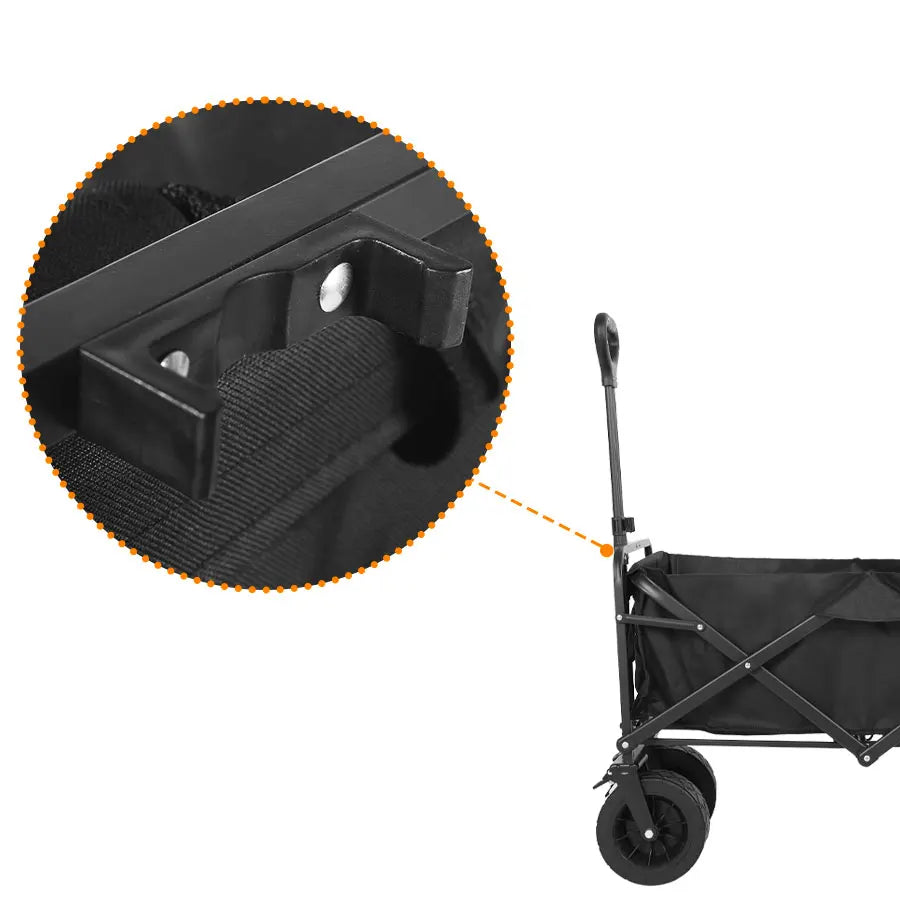 Heicobazaar™ Folding Utility Beach Cart Wagon Heavy Duty Large Capacity