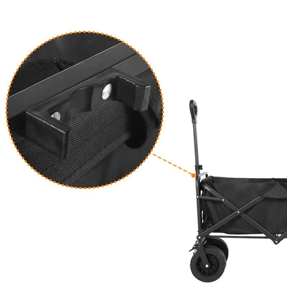 Heicobazaar™ Folding Utility Beach Cart Wagon Heavy Duty Large Capacity
